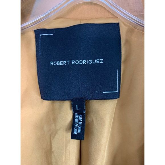 Robert Rodriguez Overcoat Size Large Drape Open Front Ginger EUC 6352 - Picture 4 of 9